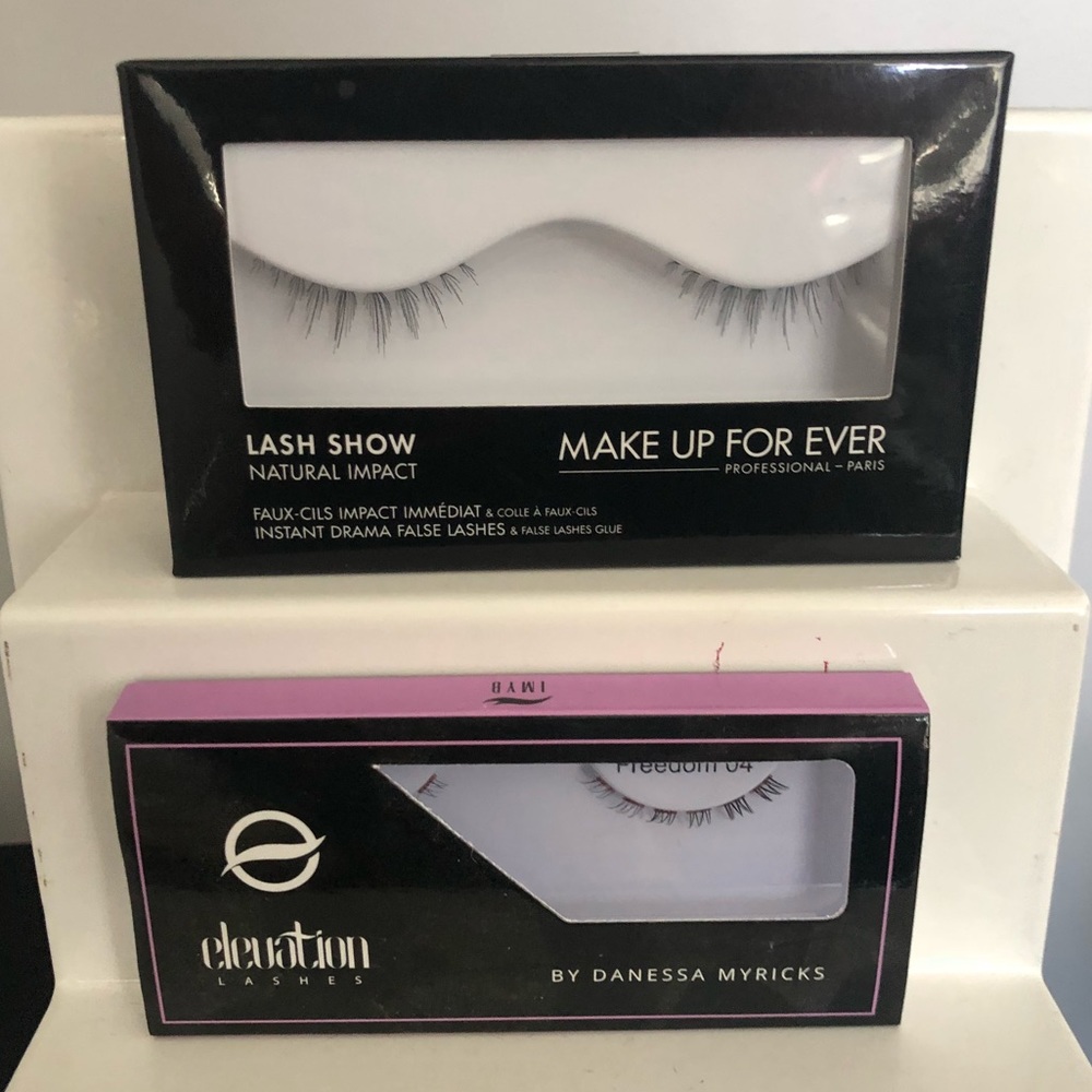 Makeup forever natural lashes PLUS bottom lashes